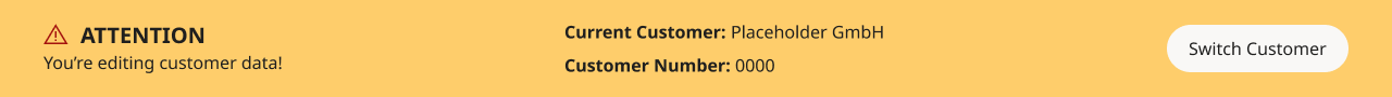 Example Company Switcher